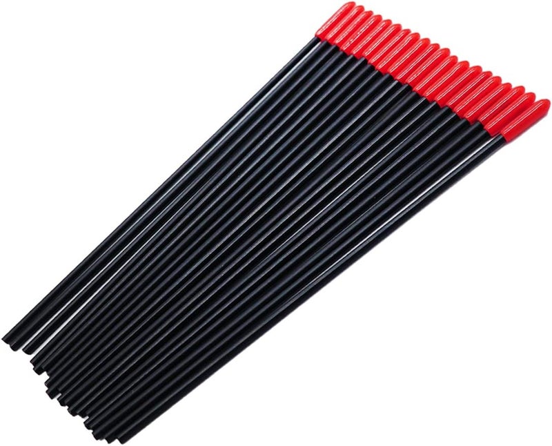 iRCMATRC Soft Plastic Protection 2.4-G Antenna Tube with Caps Red for FPV Receiver for Frsky XM XM+ X4R X4RSB Series/TF Series IPEX4 150mm Length (Pack of 20pcs) - Image 1